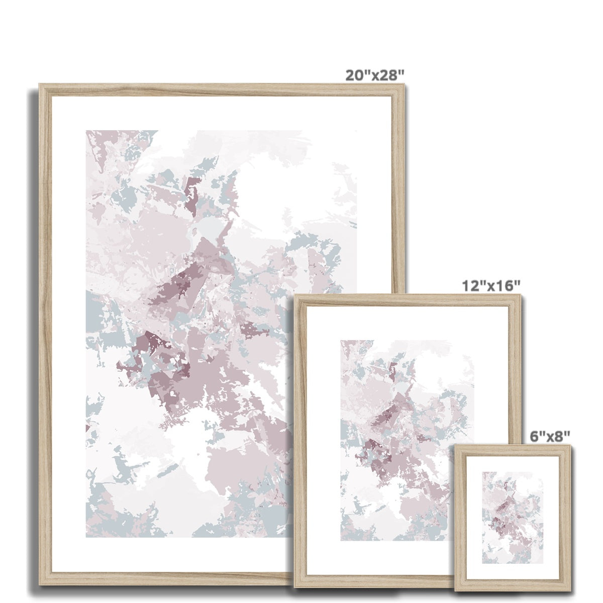 Framed Graphic Art Print, White Mat - 6x8, 8x12, 11x14, 12x16, 16x20, 18x24, 20x28 inches | FPV-1210-7698