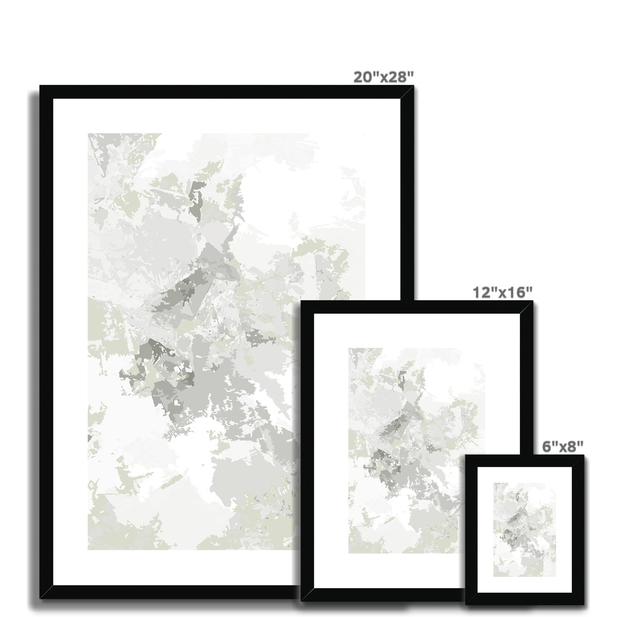 Framed Graphic Art Print, White Mat - 6x8, 8x12, 11x14, 12x16, 16x20, 18x24, 20x28 inches | FPV-1240-7698