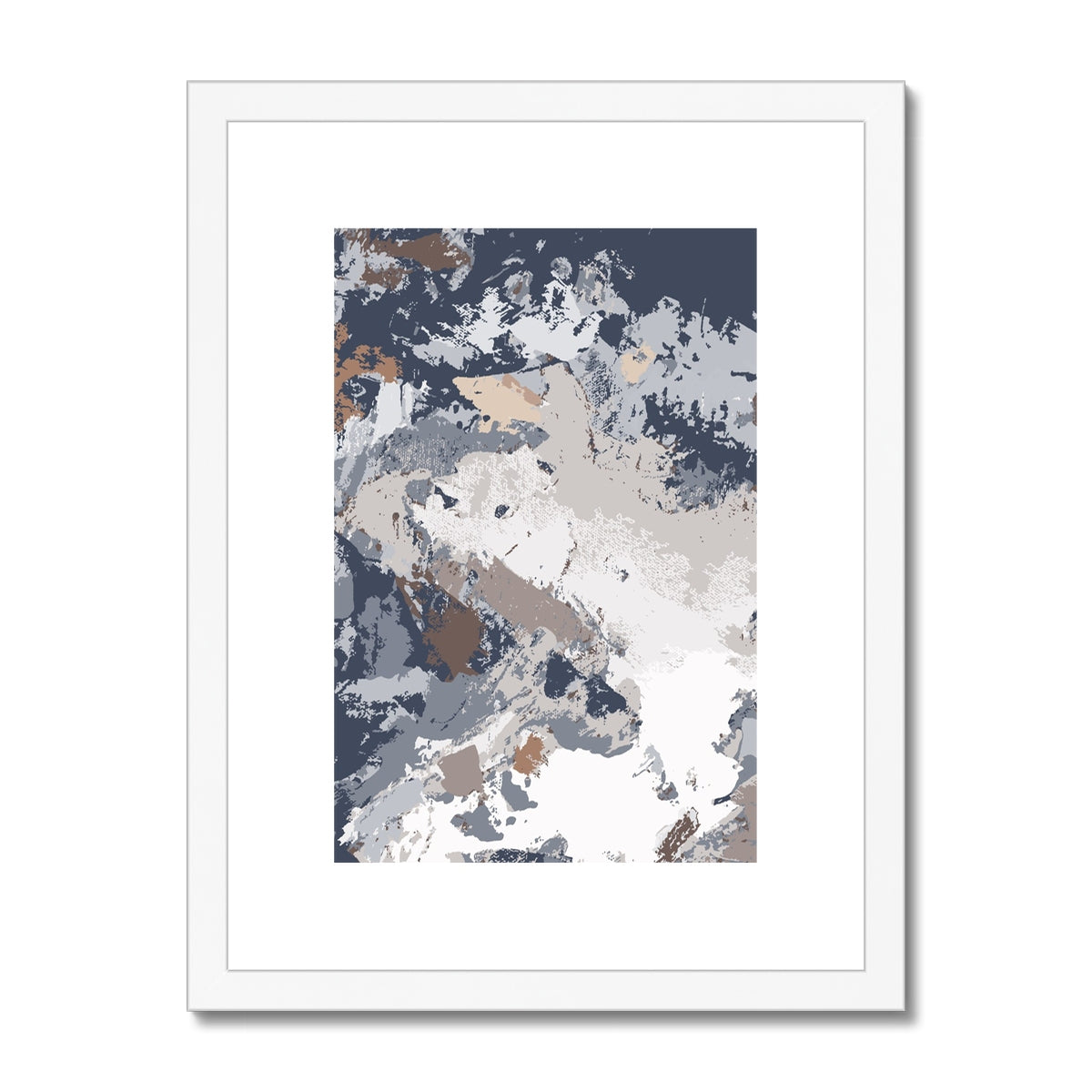 Framed Graphic Art Print, White Mat - 6x8, 8x12, 11x14, 12x16, 16x20, 18x24, 20x28 inches | FPV-1220-7689