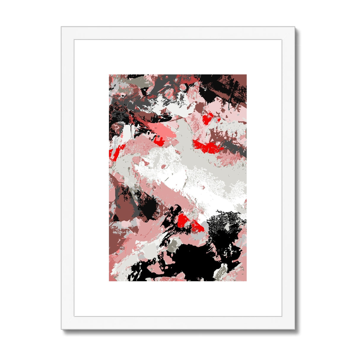 Framed Graphic Art Print, White Mat - 6x8, 8x12, 11x14, 12x16, 16x20, 18x24, 20x28 inches | FPV-1190-7689