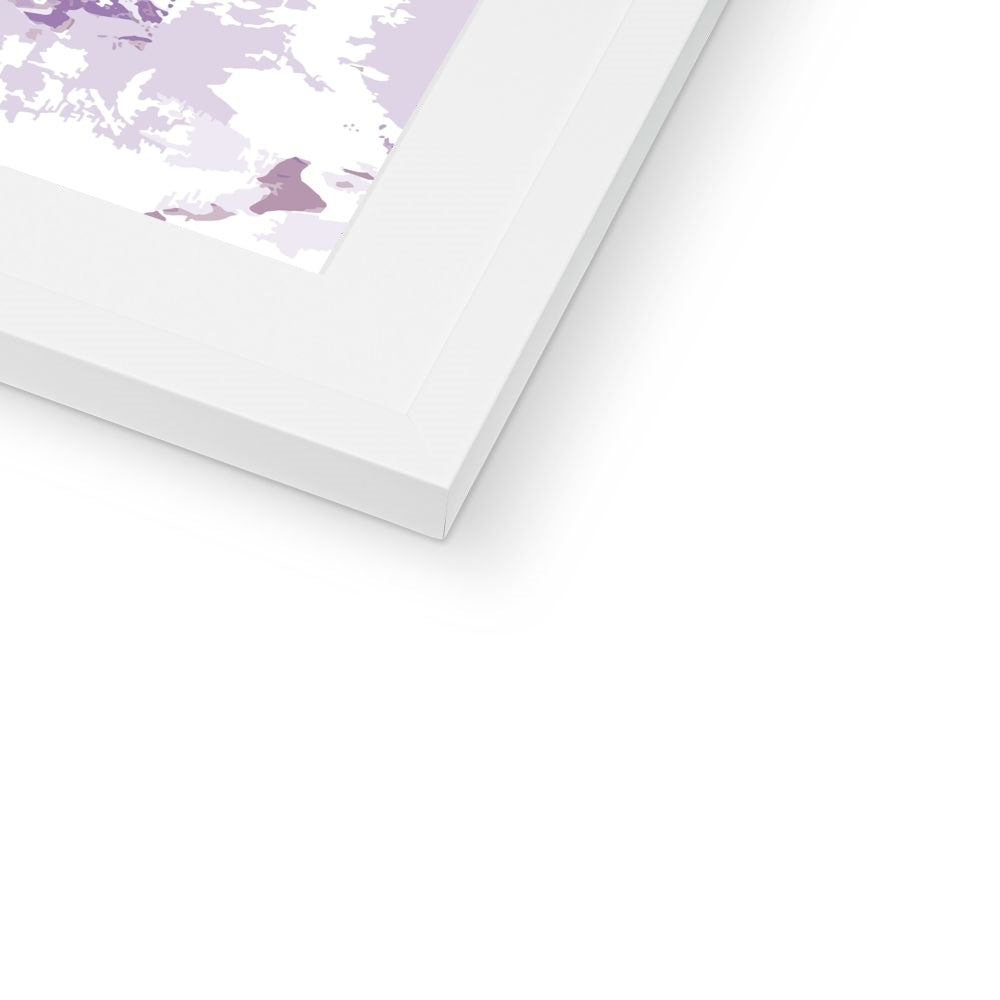 Framed Graphic Art Print, White Mat - 6x8, 8x12, 11x14, 12x16, 16x20, 18x24, 20x28 inches | FPV-1250-7694