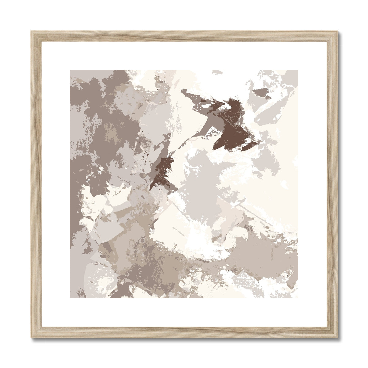 Framed Graphic Art Print, White Mat - 8x8 12x12 16x16 20x20 24x24 28x28 inches | FPS-1160-7691