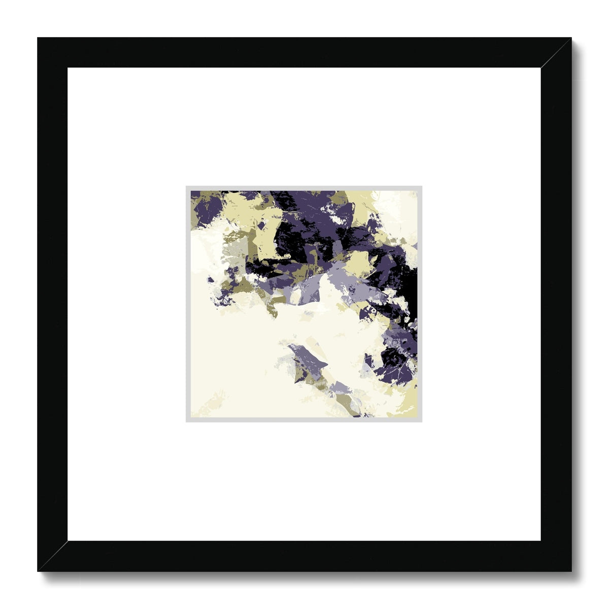 Framed Graphic Art Print, Faux Mat - 12x12 inches | FMS-1260-7693