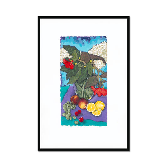 Framed Fine Art Print, Painterly Edge - 12x18 24x36 inches | Fruit & Florals, PEV-1000-1146