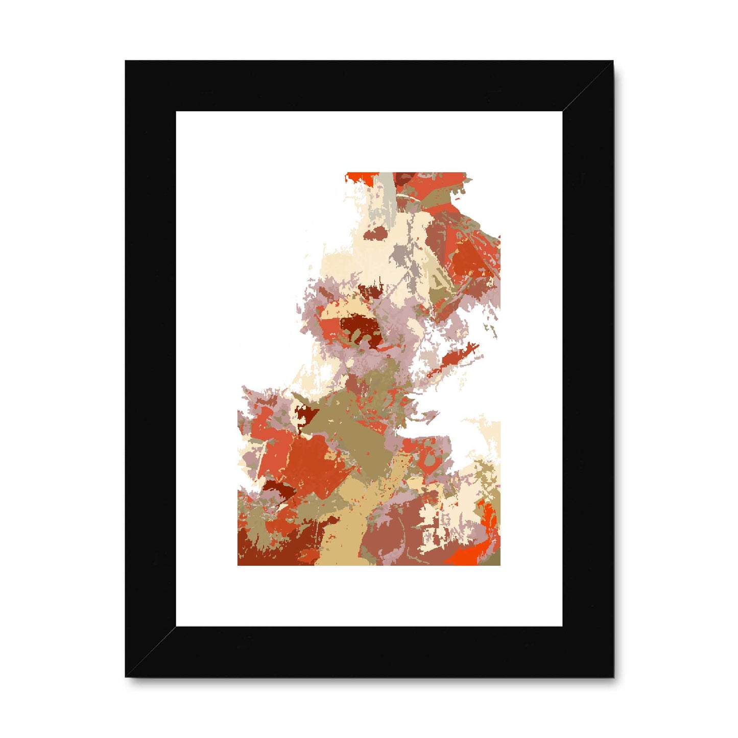 Framed Graphic Art Print, White Mat - 6x8, 8x12, 11x14, 12x16, 16x20, 18x24, 20x28 inches | FPV-1130-7694