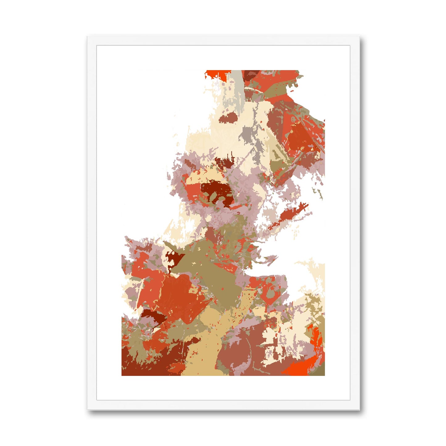 Framed Graphic Art Print, White Mat - 6x8, 8x12, 11x14, 12x16, 16x20, 18x24, 20x28 inches | FPV-1130-7694