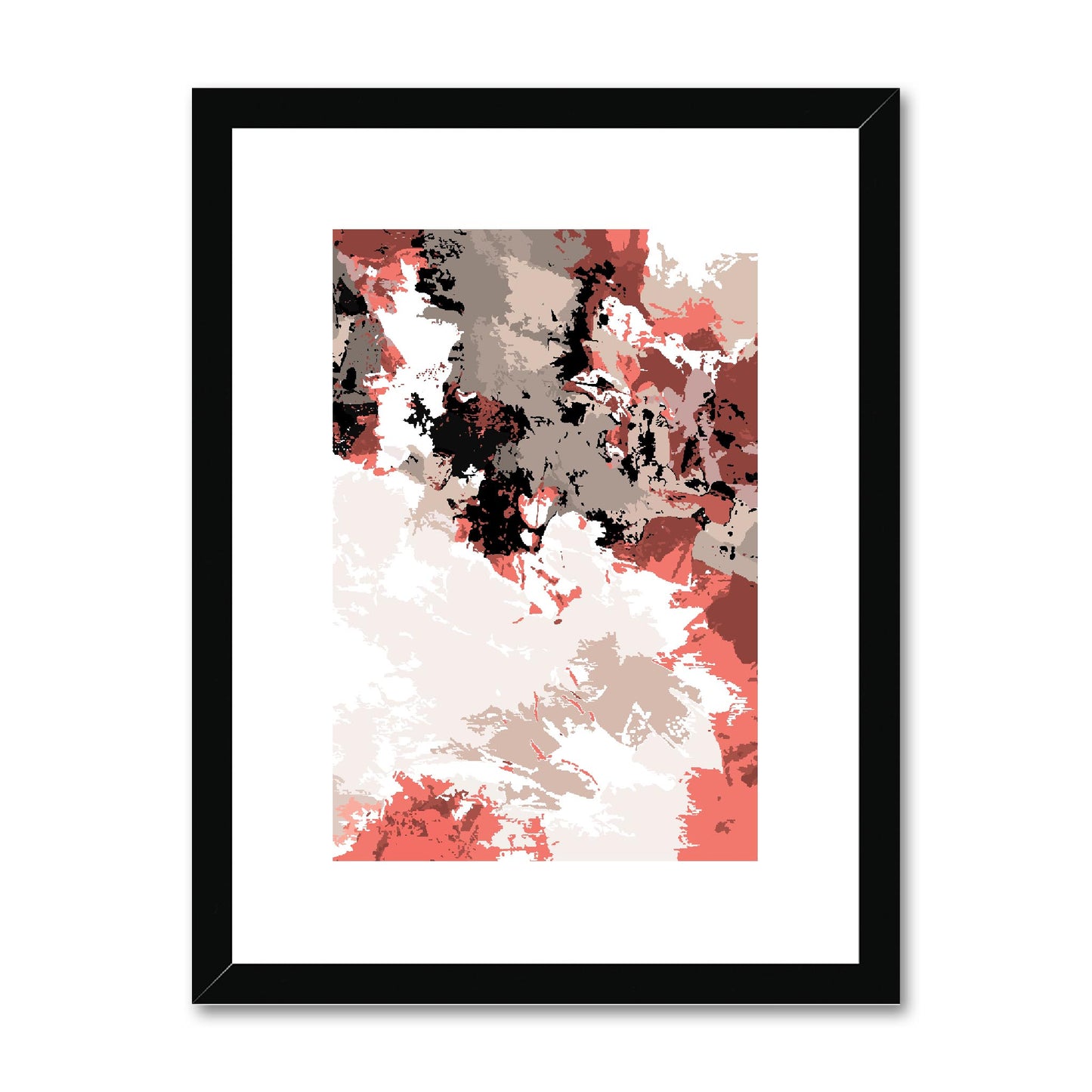 Framed Graphic Art Print, White Mat - 6x8, 8x12, 11x14, 12x16, 16x20, 18x24, 20x28 inches | FPV-1130-7696