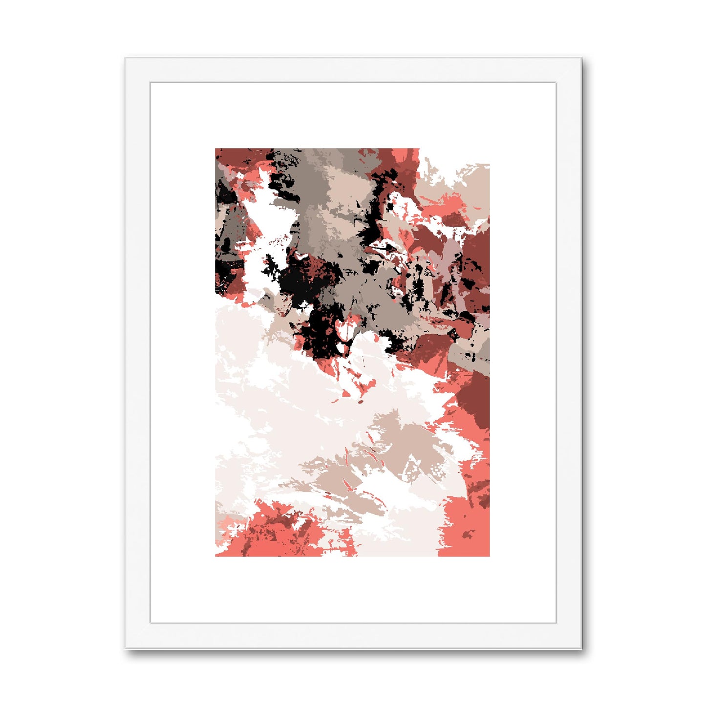 Framed Graphic Art Print, White Mat - 6x8, 8x12, 11x14, 12x16, 16x20, 18x24, 20x28 inches | FPV-1130-7696
