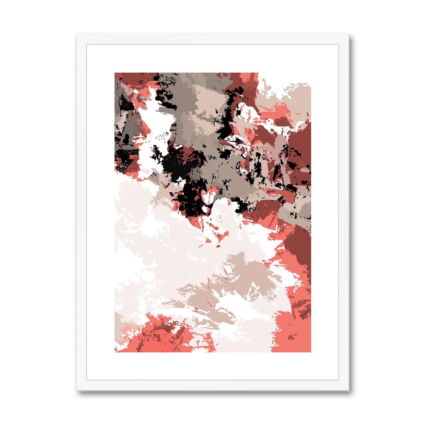 Framed Graphic Art Print, White Mat - 6x8, 8x12, 11x14, 12x16, 16x20, 18x24, 20x28 inches | FPV-1130-7696