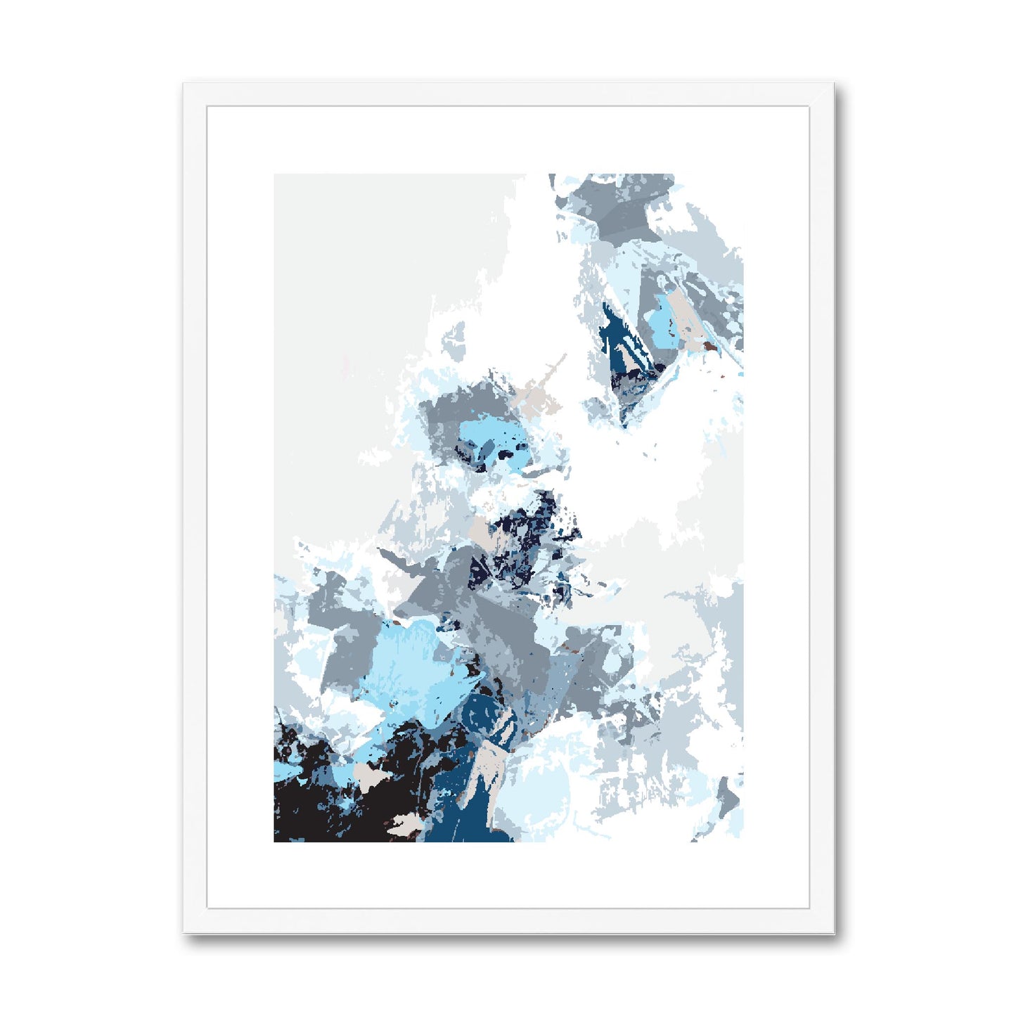 Framed Graphic Art Print, White Mat - 6x8, 8x12, 11x14, 12x16, 16x20, 18x24, 20x28 inches | FPV-1150-7694