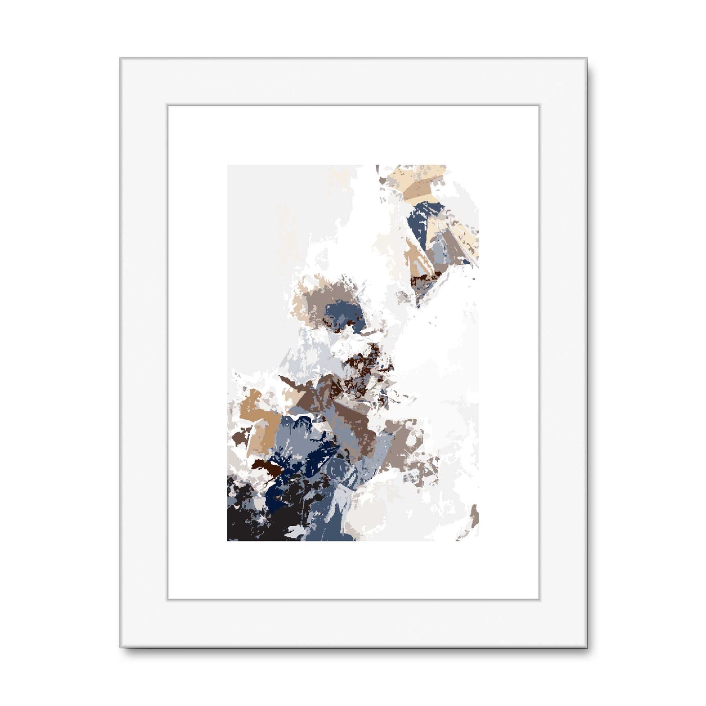Framed Graphic Art Print, White Mat - 6x8, 8x12, 11x14, 12x16, 16x20, 18x24, 20x28 inches | FPV-1160-7694