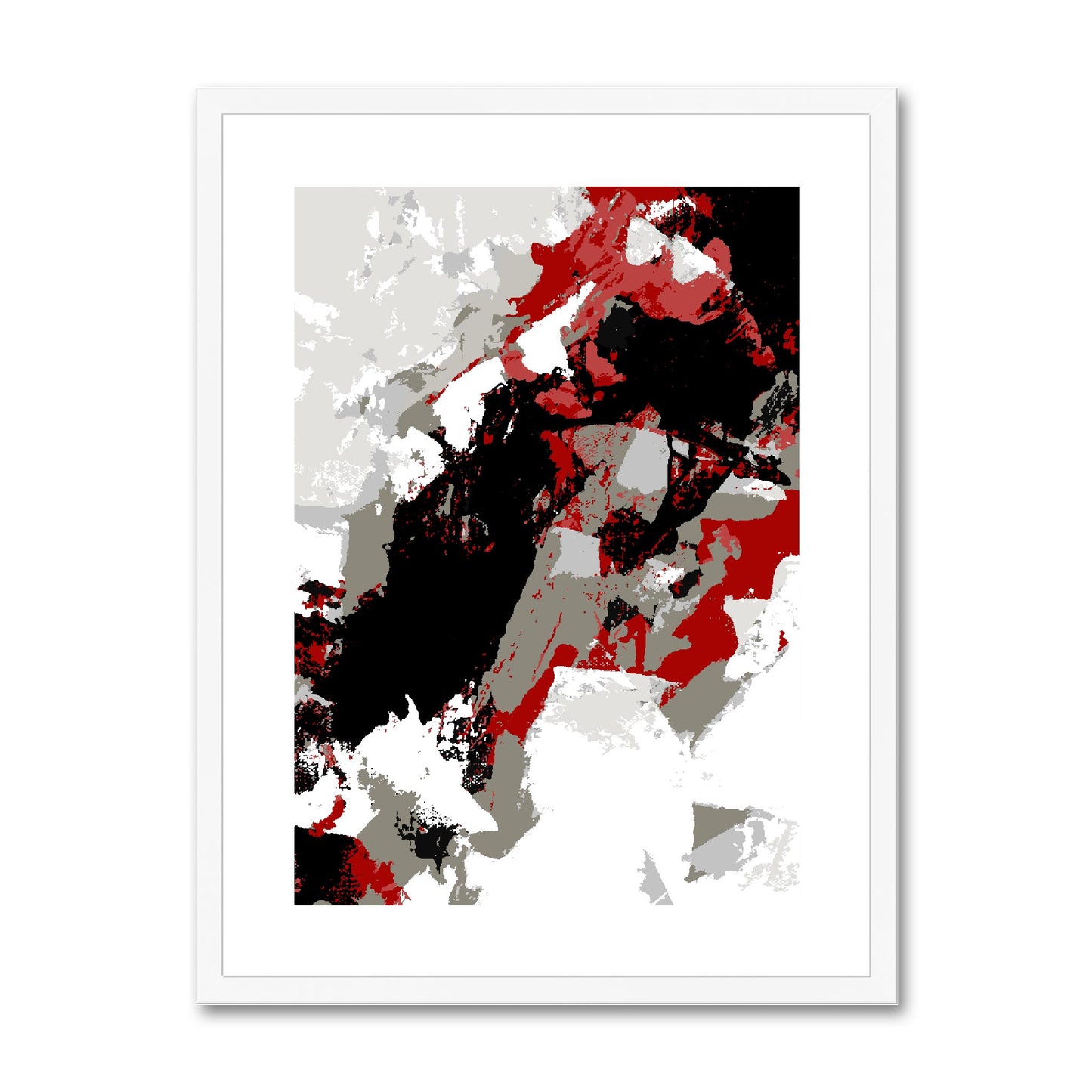 Framed Graphic Art Print, White Mat - 6x8, 8x12, 11x14, 12x16, 16x20, 18x24, 20x28 inches | FPV-1190-7688