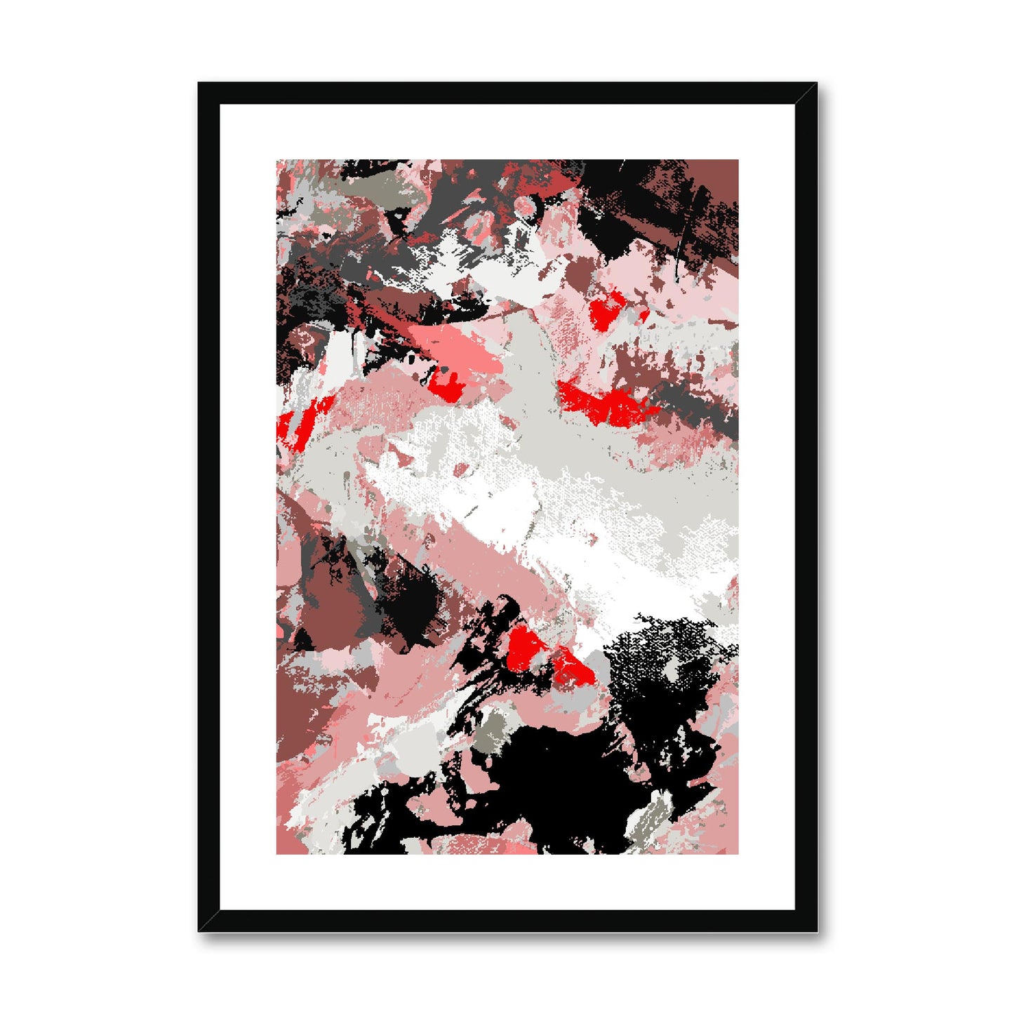Framed Graphic Art Print, White Mat - 6x8, 8x12, 11x14, 12x16, 16x20, 18x24, 20x28 inches | FPV-1190-7689