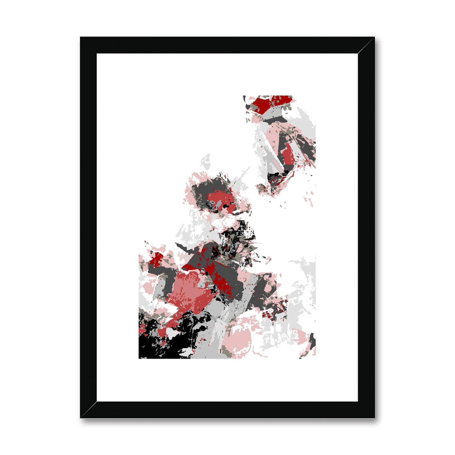 Framed Graphic Art Print, White Mat - 6x8, 8x12, 11x14, 12x16, 16x20, 18x24, 20x28 inches | FPV-1190-7694