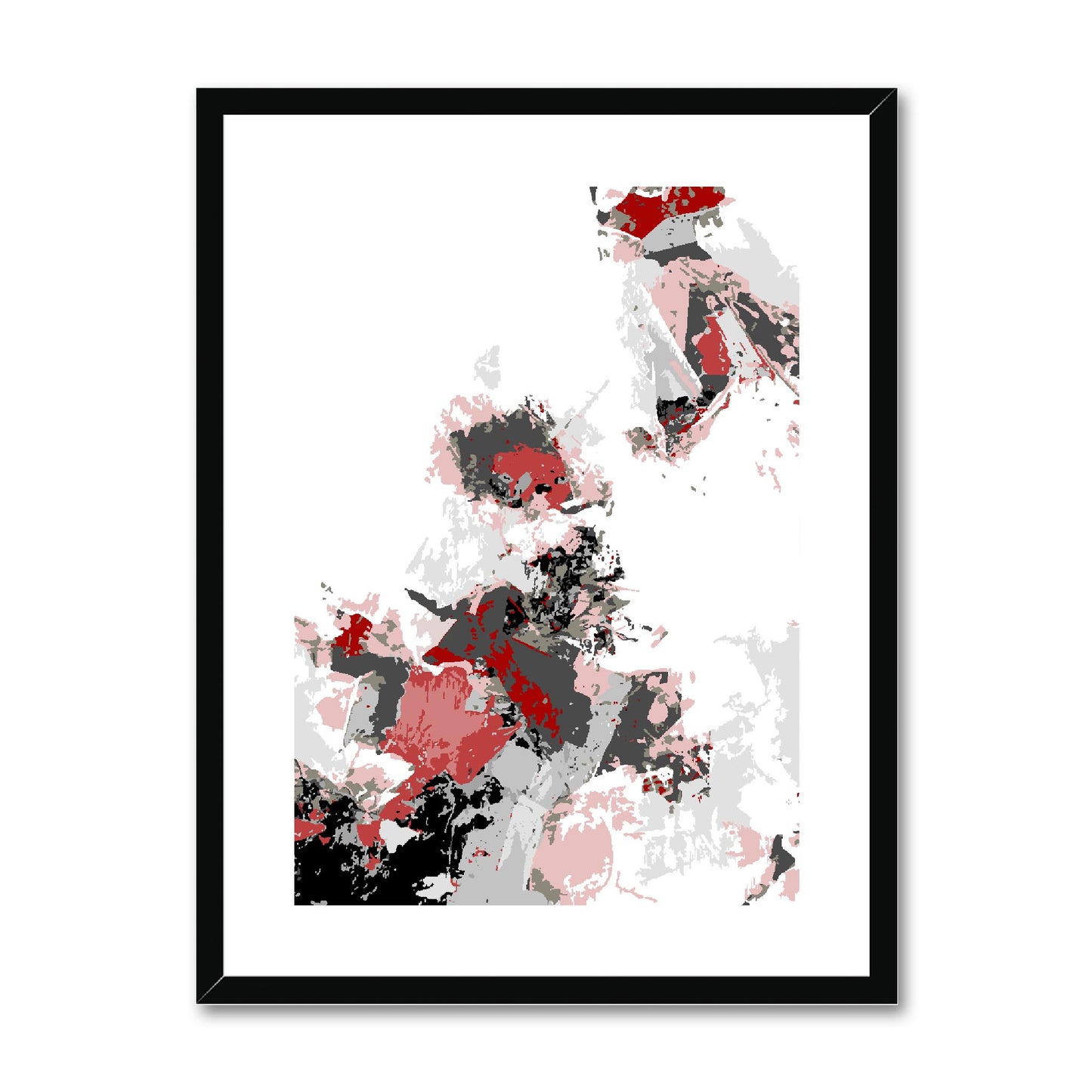 Framed Graphic Art Print, White Mat - 6x8, 8x12, 11x14, 12x16, 16x20, 18x24, 20x28 inches | FPV-1190-7694