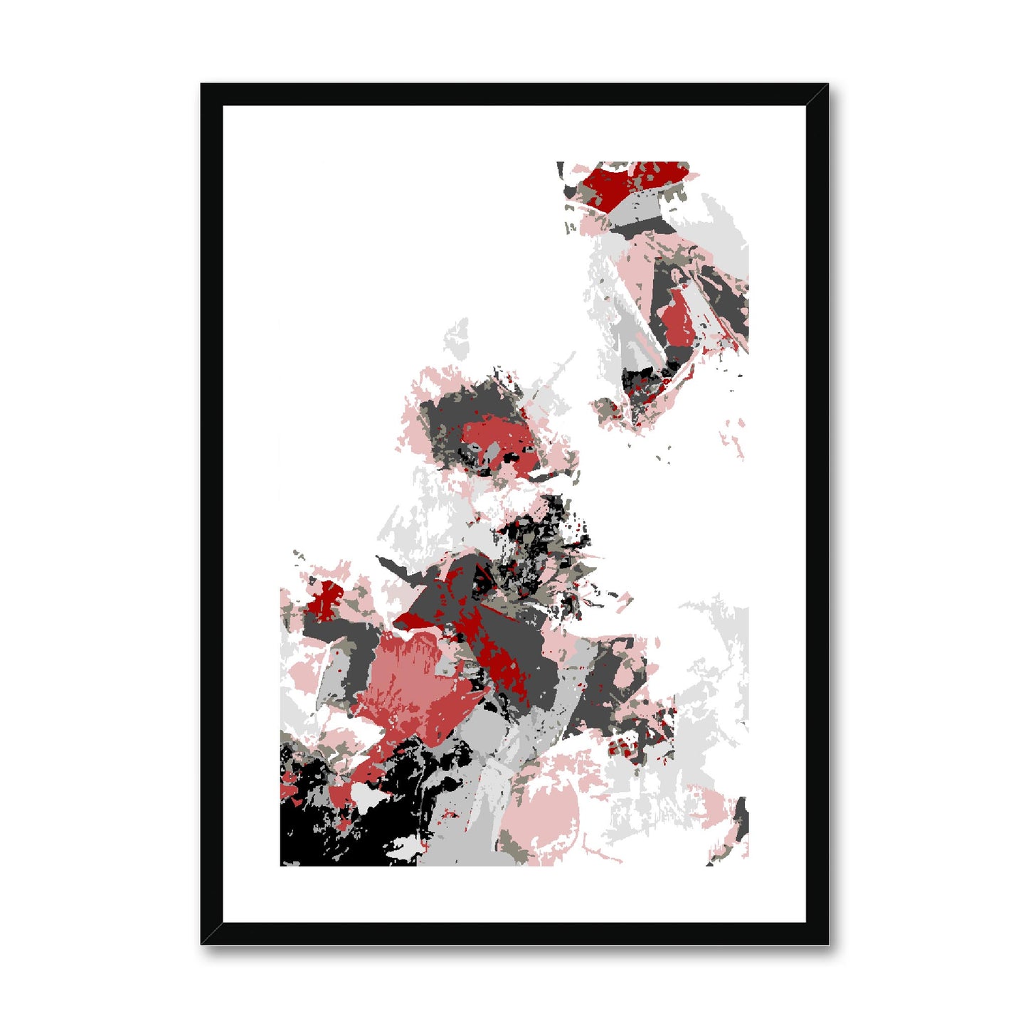 Framed Graphic Art Print, White Mat - 6x8, 8x12, 11x14, 12x16, 16x20, 18x24, 20x28 inches | FPV-1190-7694