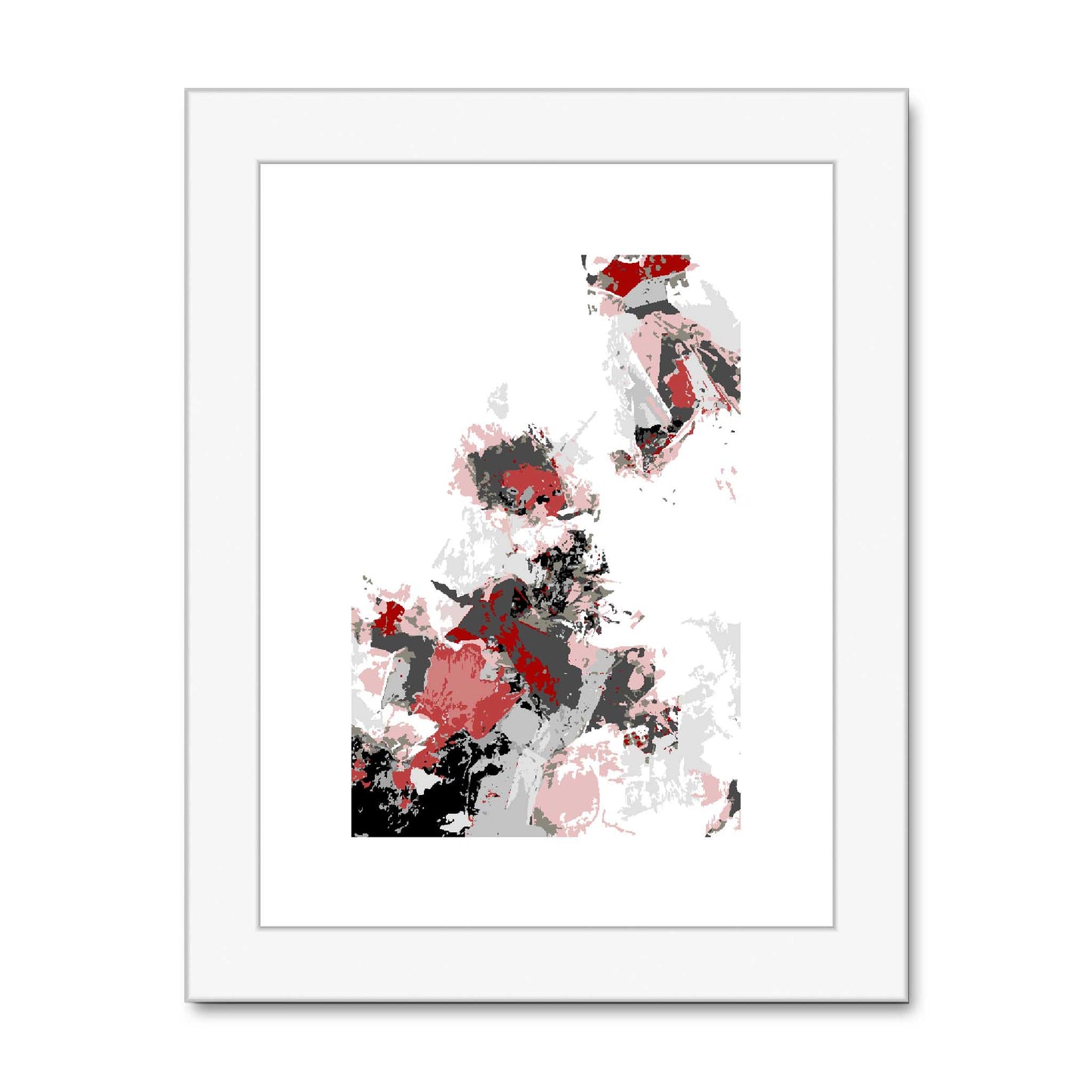 Framed Graphic Art Print, White Mat - 6x8, 8x12, 11x14, 12x16, 16x20, 18x24, 20x28 inches | FPV-1190-7694