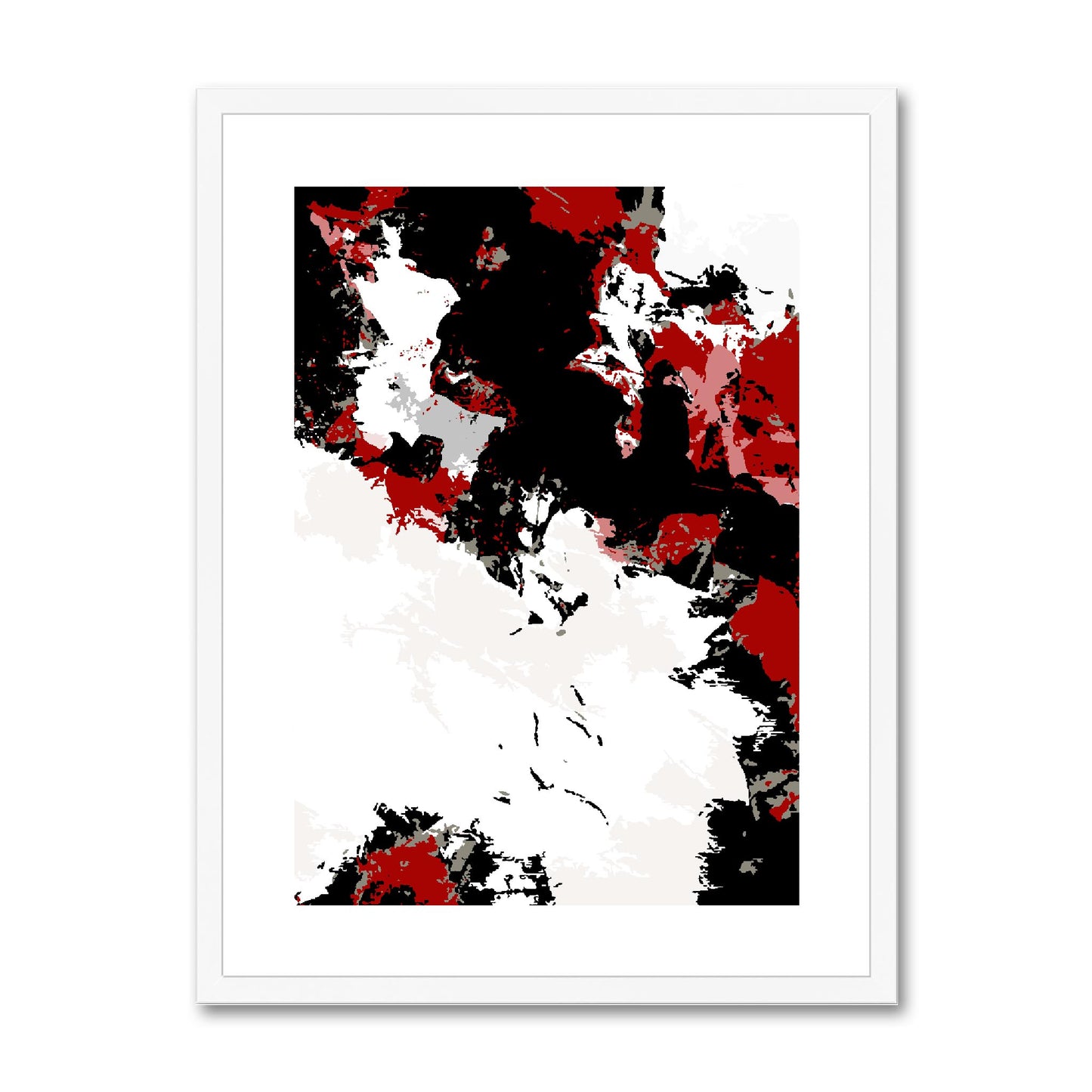 Framed Graphic Art Print, White Mat - 6x8, 8x12, 11x14, 12x16, 16x20, 18x24, 20x28 inches | FPV-1190-7696