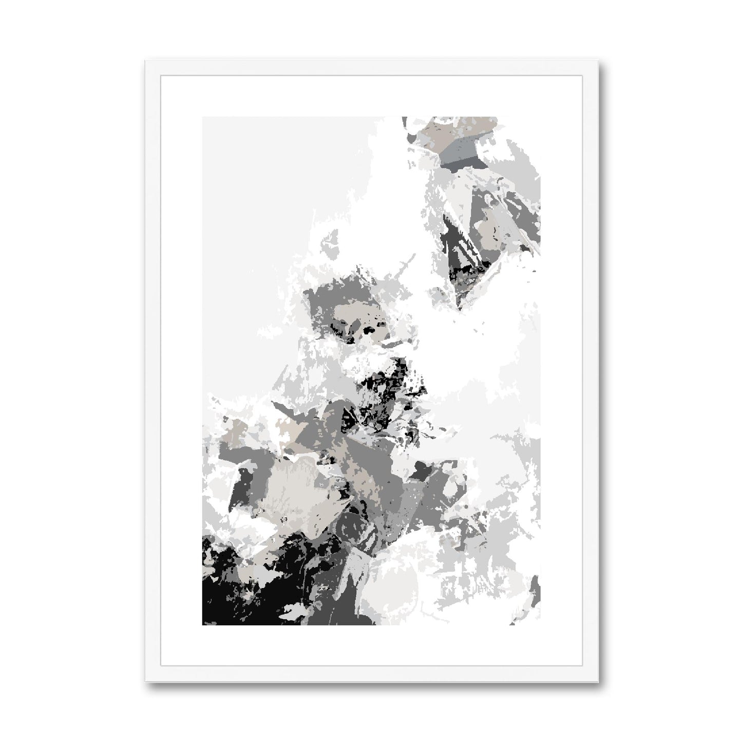 Framed Graphic Art Print, White Mat - 6x8, 8x12, 11x14, 12x16, 16x20, 18x24, 20x28 inches | FPV-1200-7694
