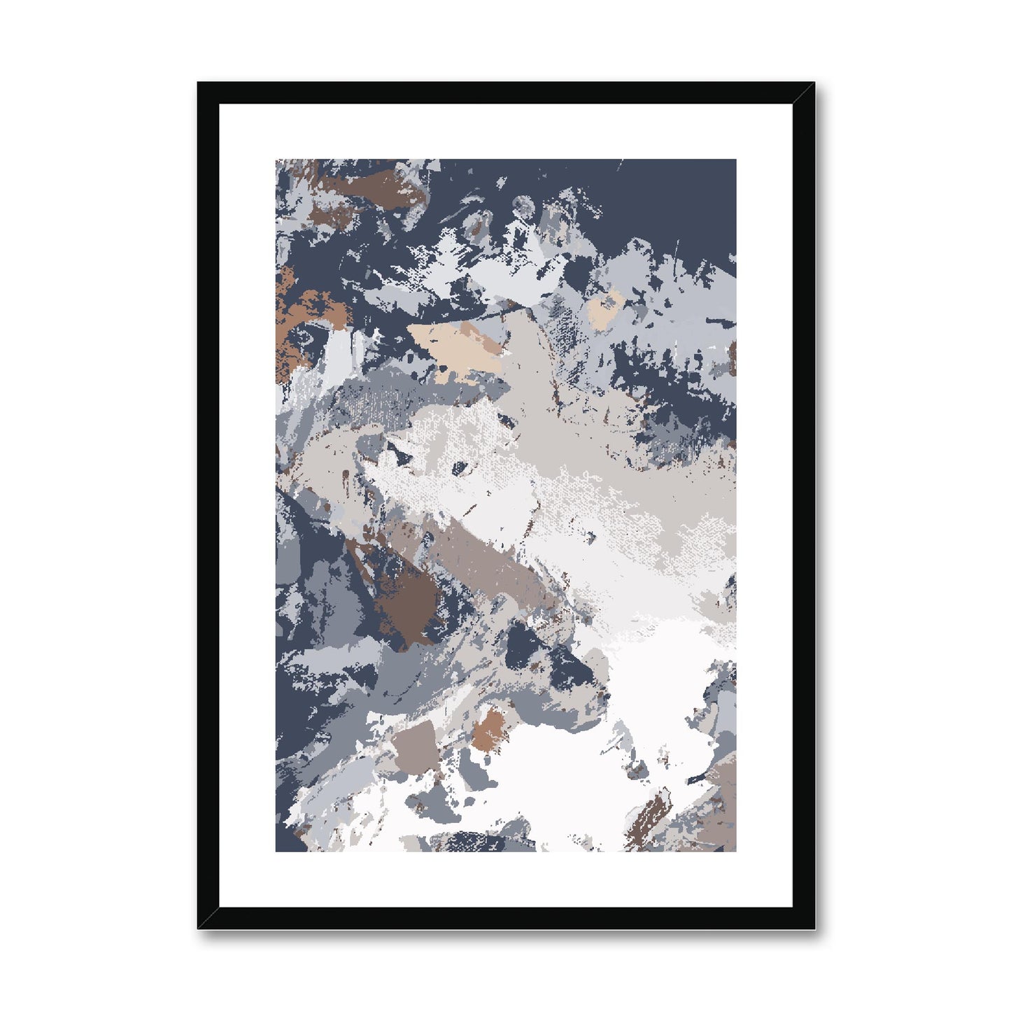 Framed Graphic Art Print, White Mat - 6x8, 8x12, 11x14, 12x16, 16x20, 18x24, 20x28 inches | FPV-1220-7689