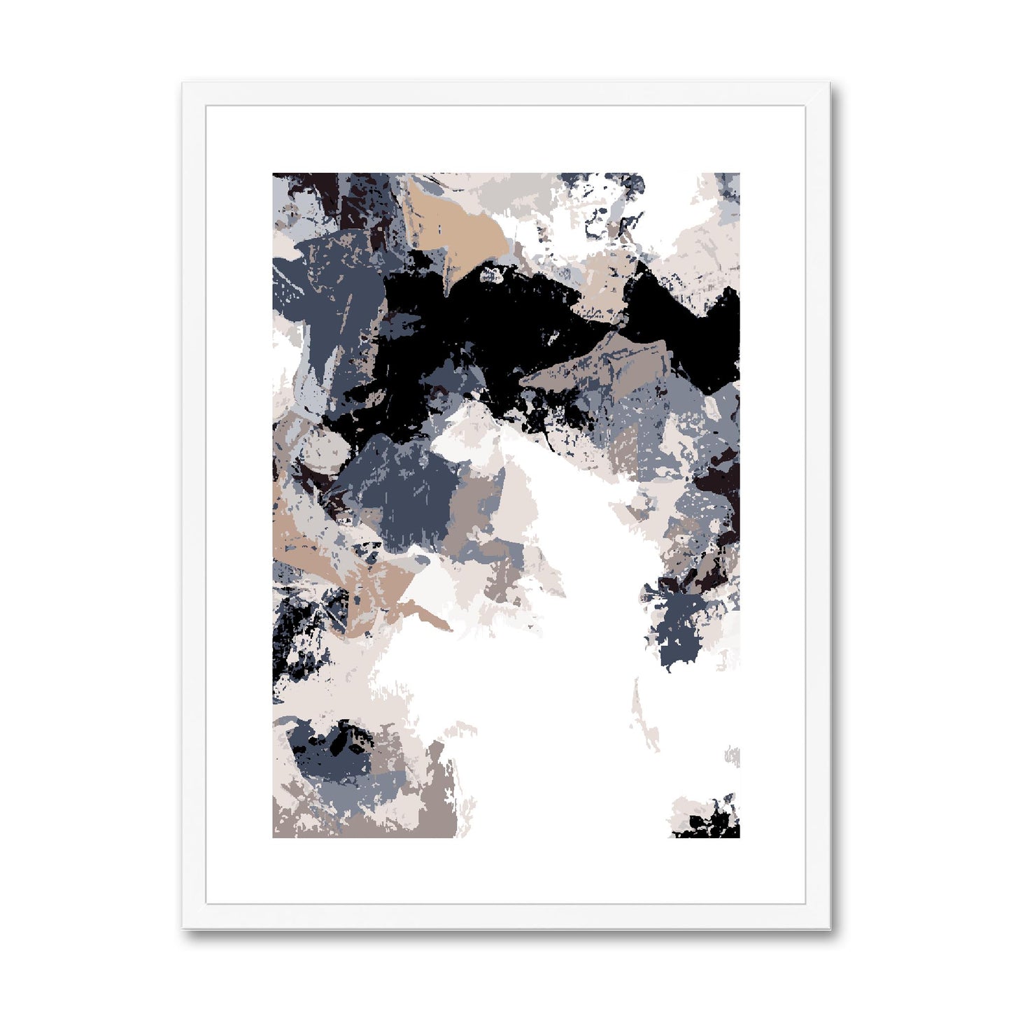 Framed Graphic Art Print, White Mat - 6x8, 8x12, 11x14, 12x16, 16x20, 18x24, 20x28 inches | FPV-1220-7692