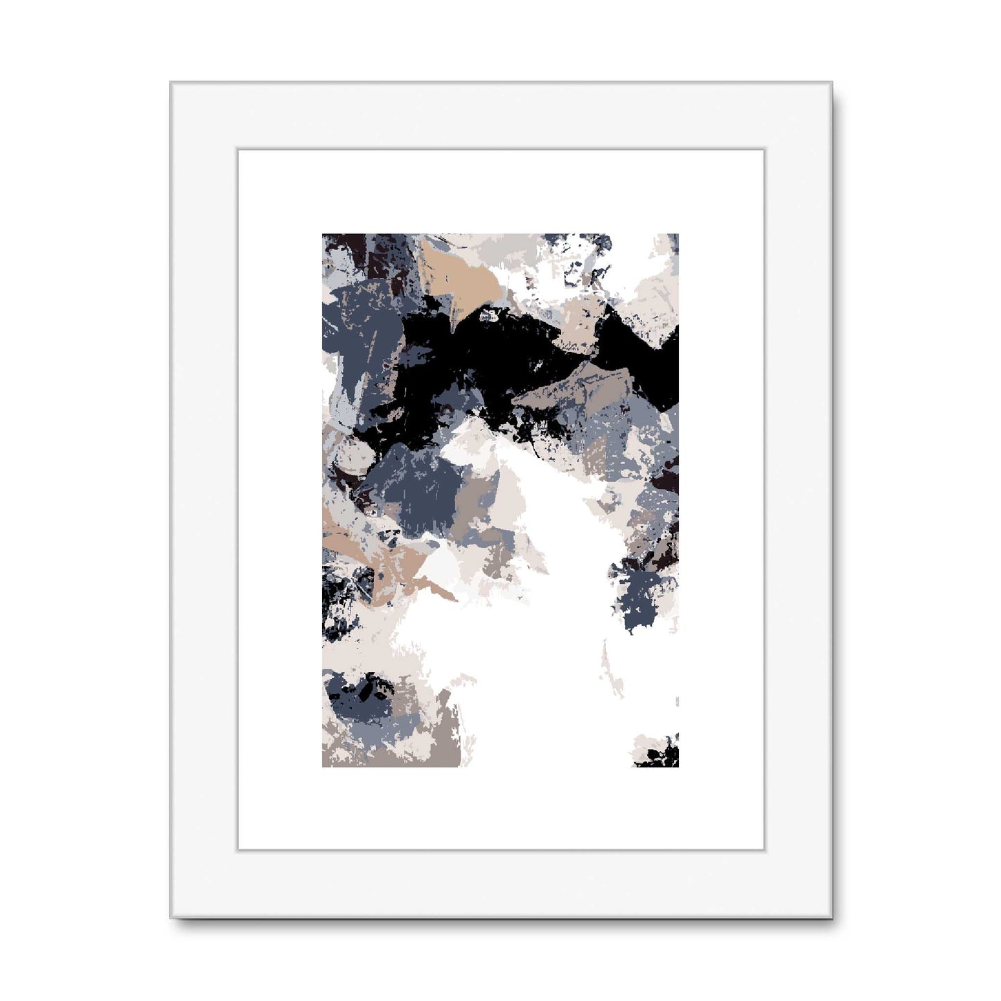 Framed Graphic Art Print, White Mat - 6x8, 8x12, 11x14, 12x16, 16x20, 18x24, 20x28 inches | FPV-1220-7692