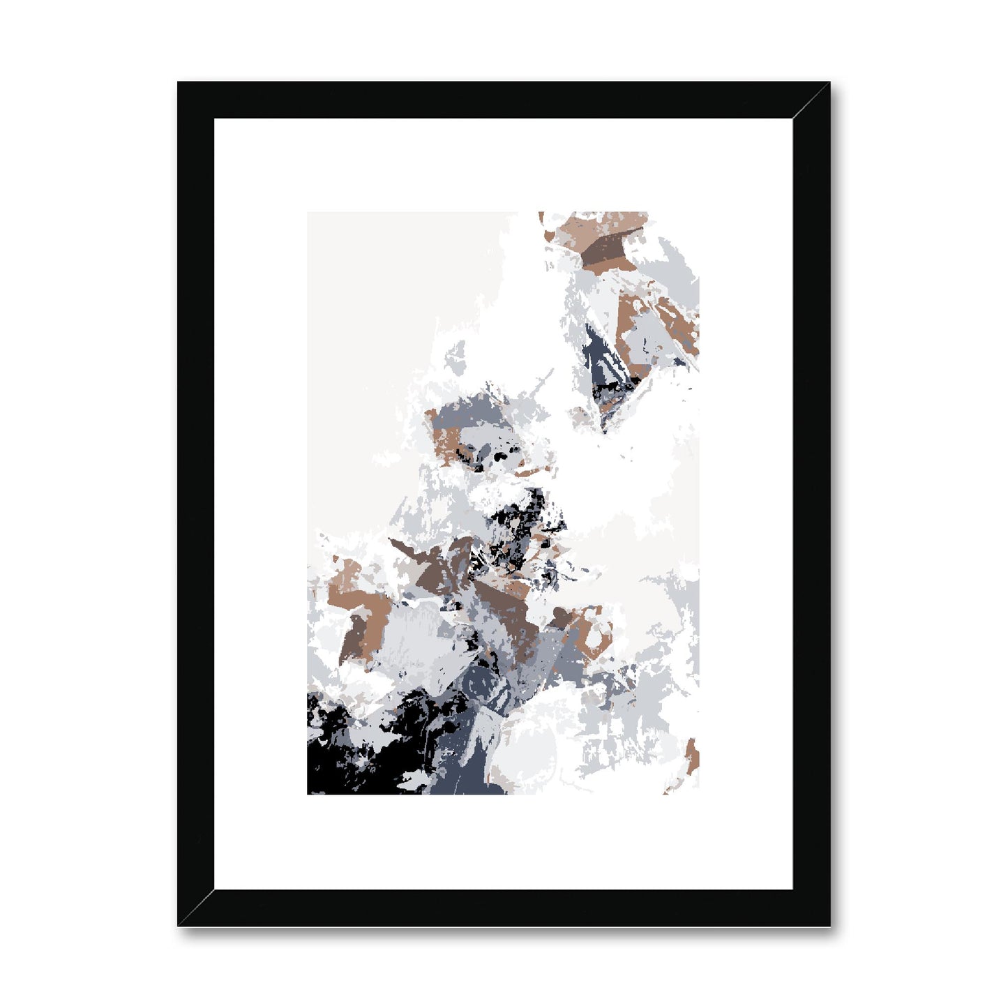 Framed Graphic Art Print, White Mat - 6x8, 8x12, 11x14, 12x16, 16x20, 18x24, 20x28 inches | FPV-1220-7694