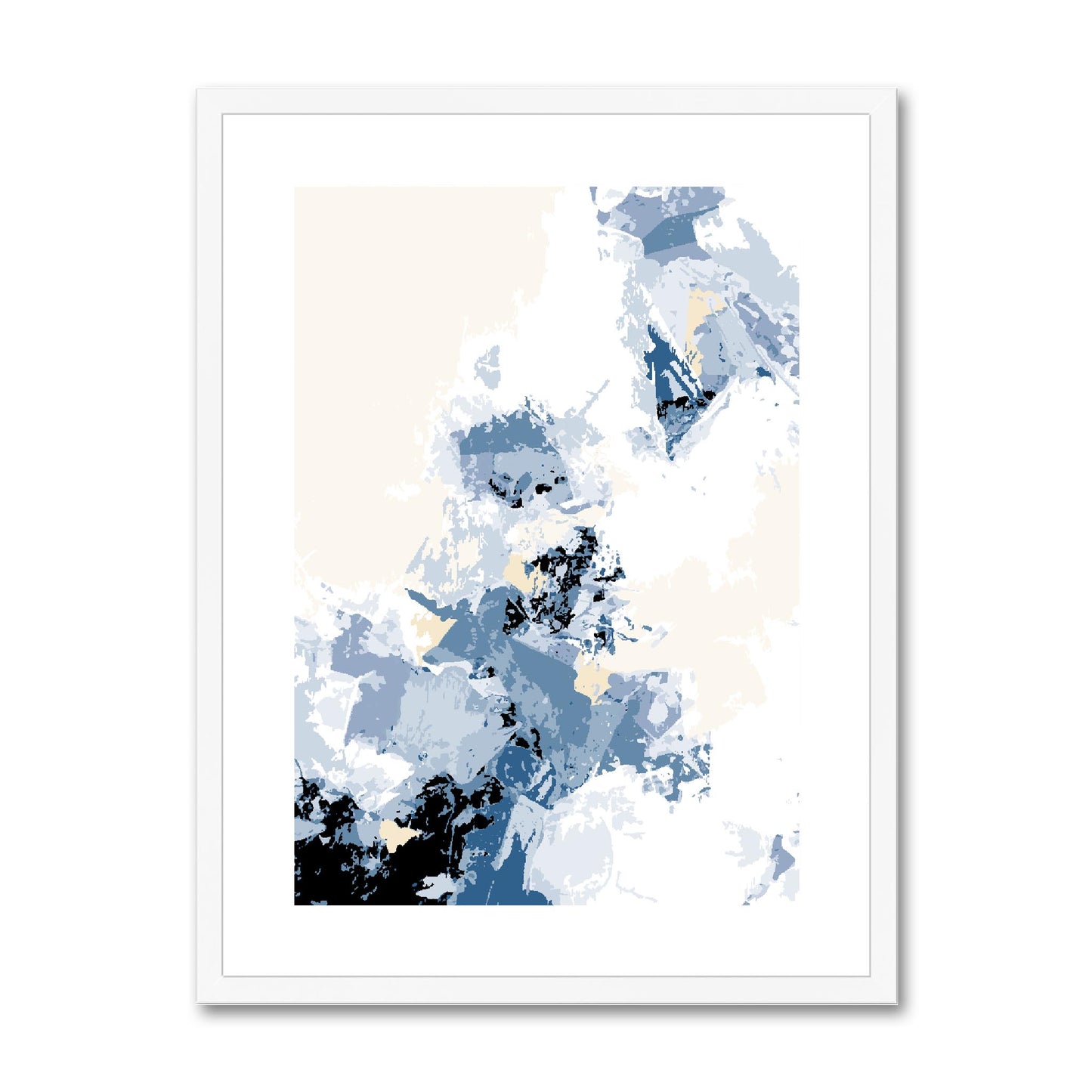 Framed Graphic Art Print, White Mat - 6x8, 8x12, 11x14, 12x16, 16x20, 18x24, 20x28 inches | FPV-1230-7694