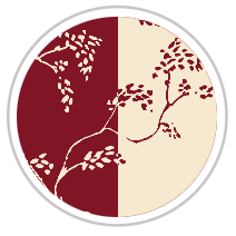 Burgundy Red & Beige #1285-181