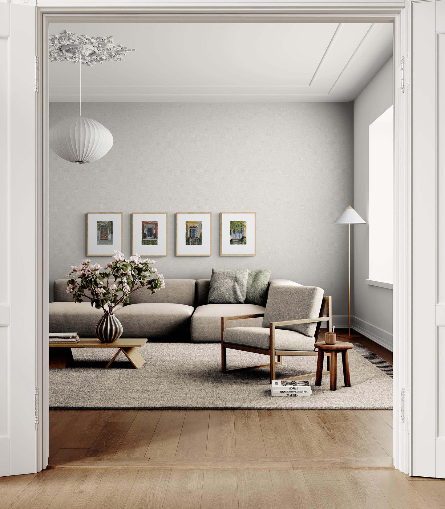 Framed Fine Art Print, Painterly Edge - 8x10 12x15 16x20 inches | Door 4, PEV-1000-1424