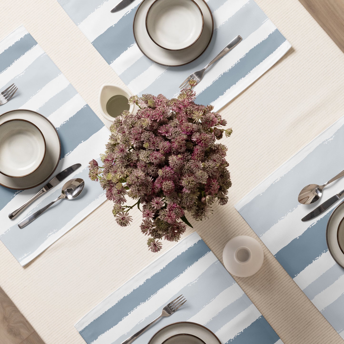 Placemat Set with Hand-painted Brush Stroke Print | PSBS-1141