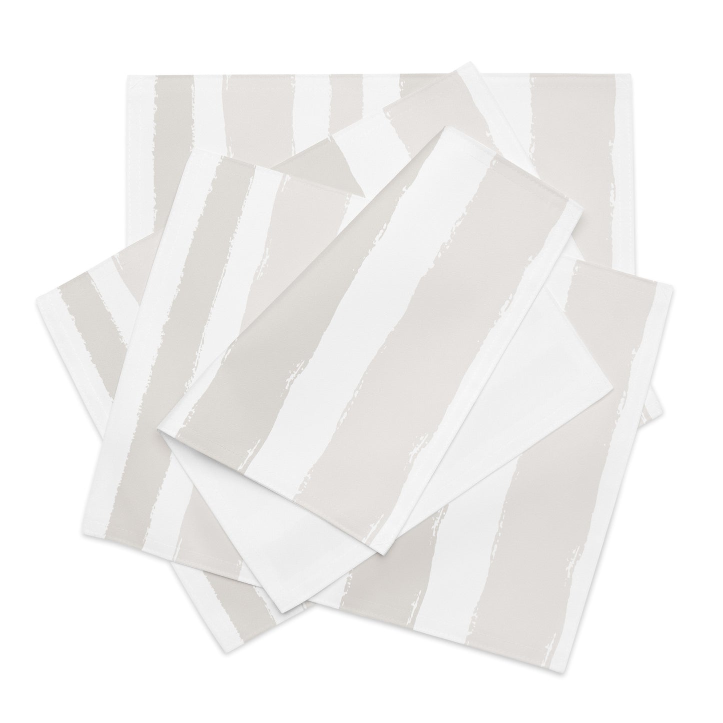 Placemat Set with Hand-painted Brush Stroke Print | PSBS-1204