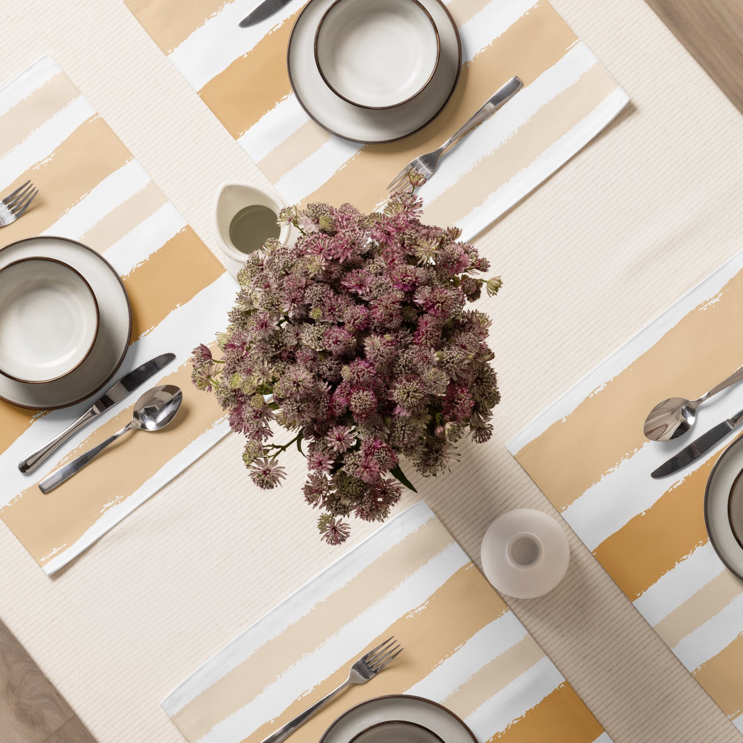 Placemat Set with Hand-painted Brush Stroke Print | PSBS-1232