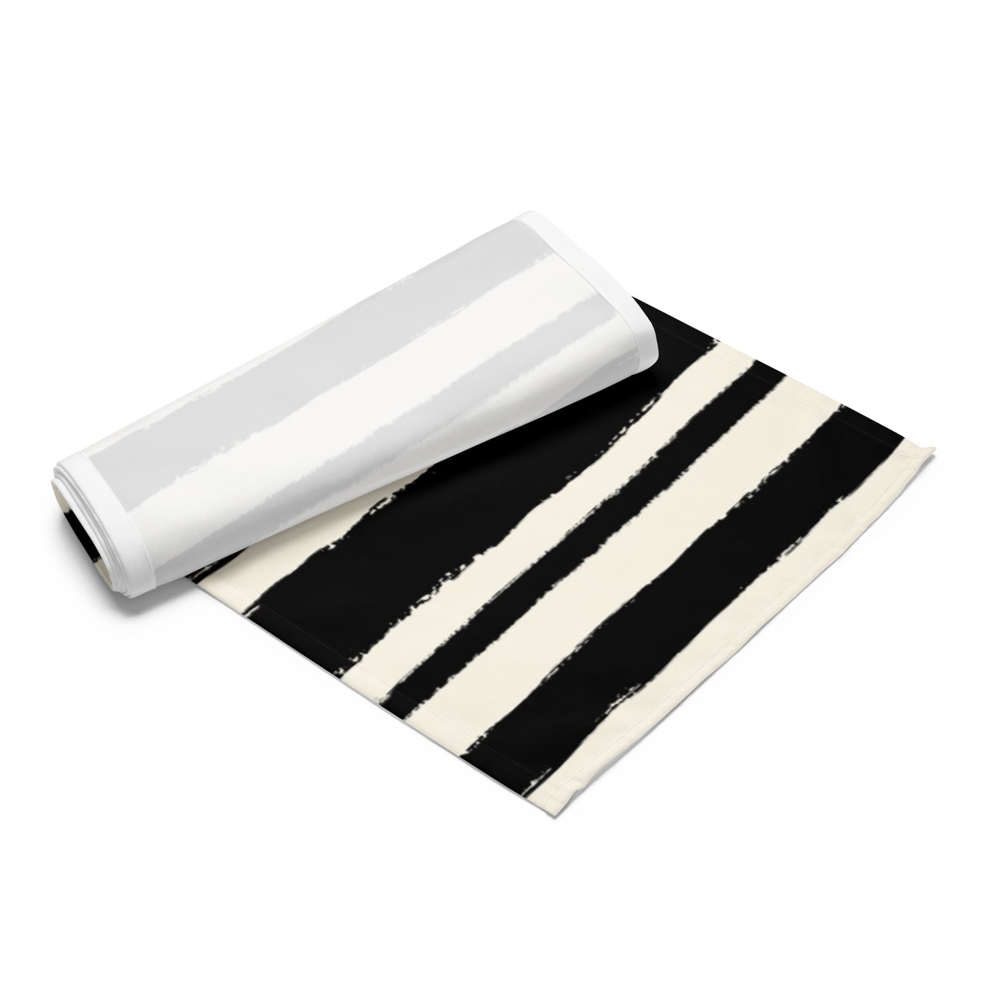 Table Runner with Hand-painted Brush Stroke Print | TRBS-1013