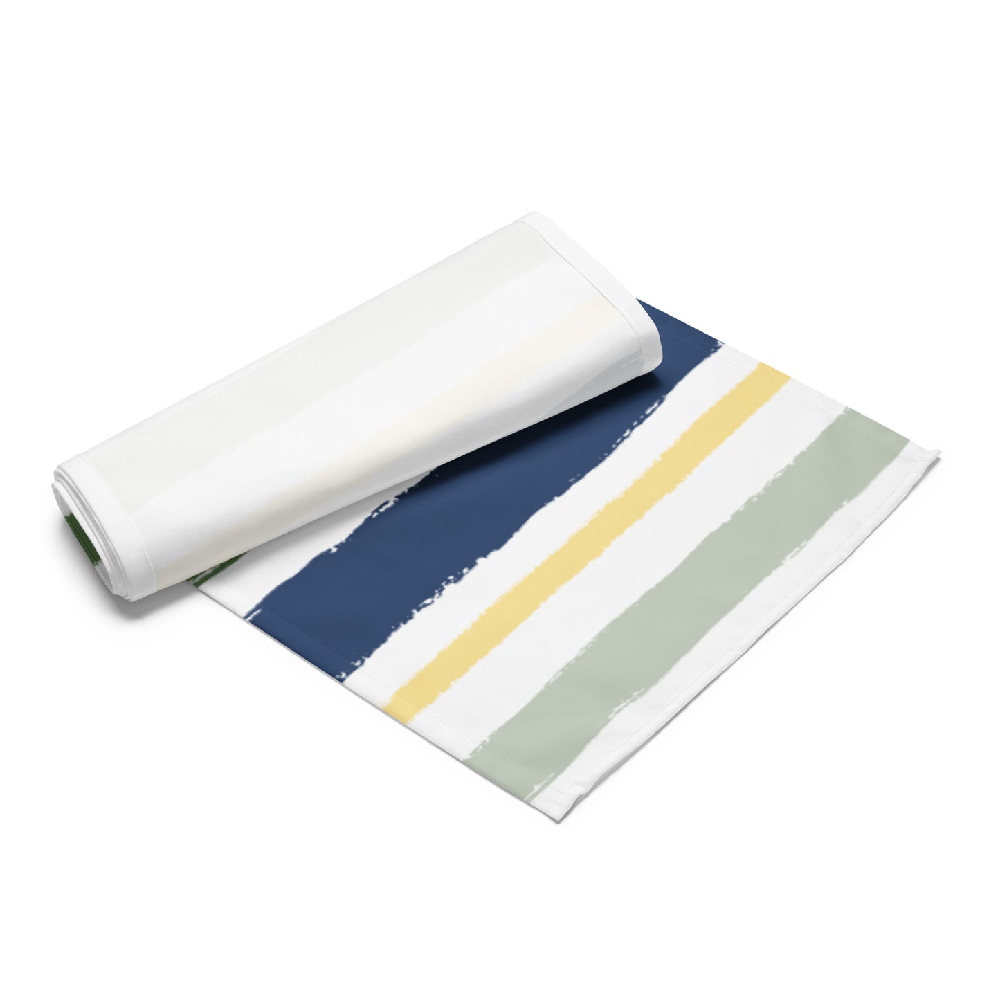 Table Runner with Hand-painted Brush Stroke Print | TRBS-1050