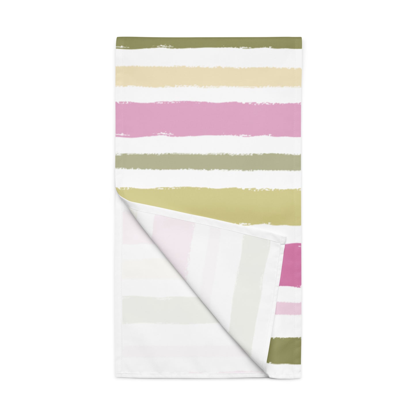Table Runner with Hand-painted Brush Stroke Print | TRBS-1080
