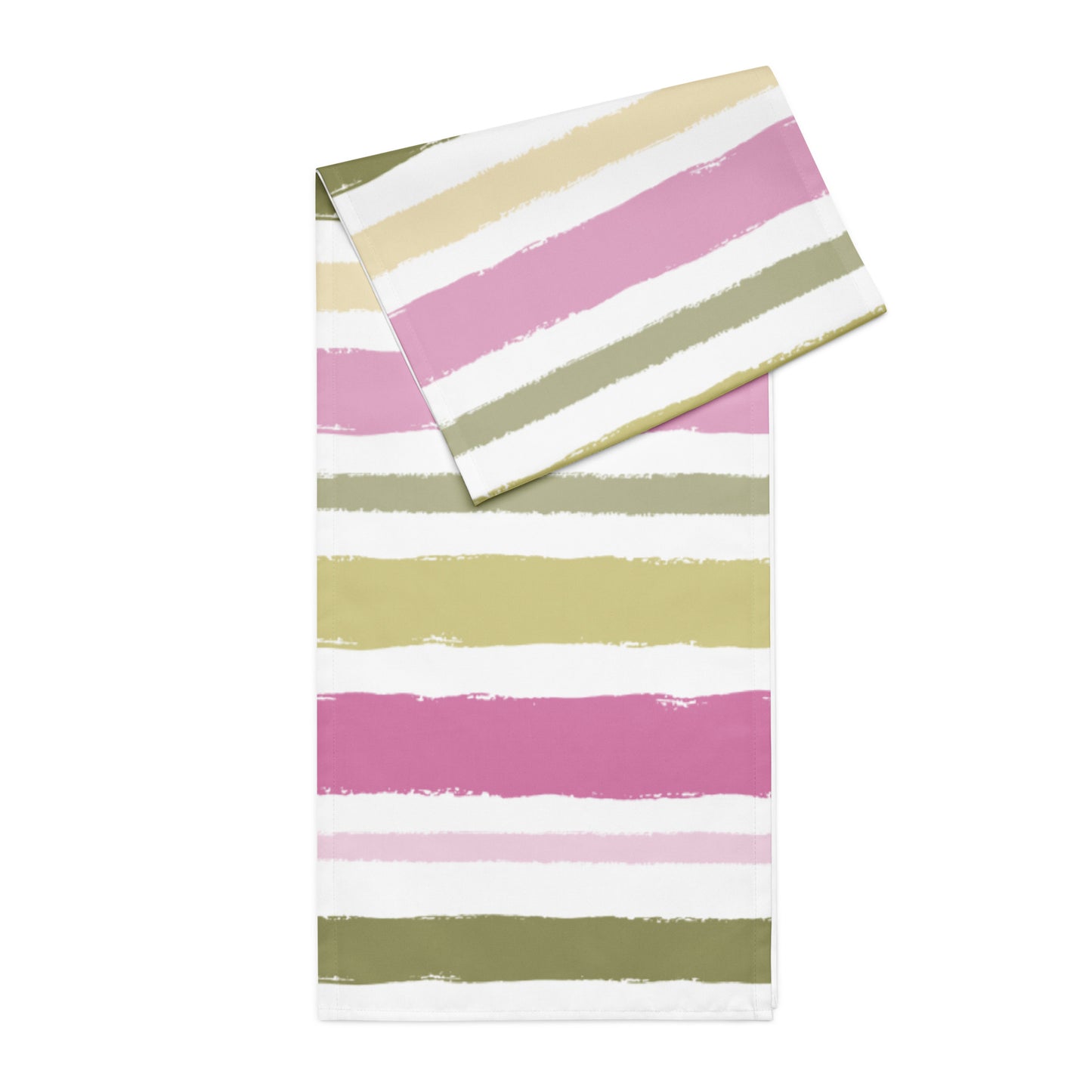 Table Runner with Hand-painted Brush Stroke Print | TRBS-1080
