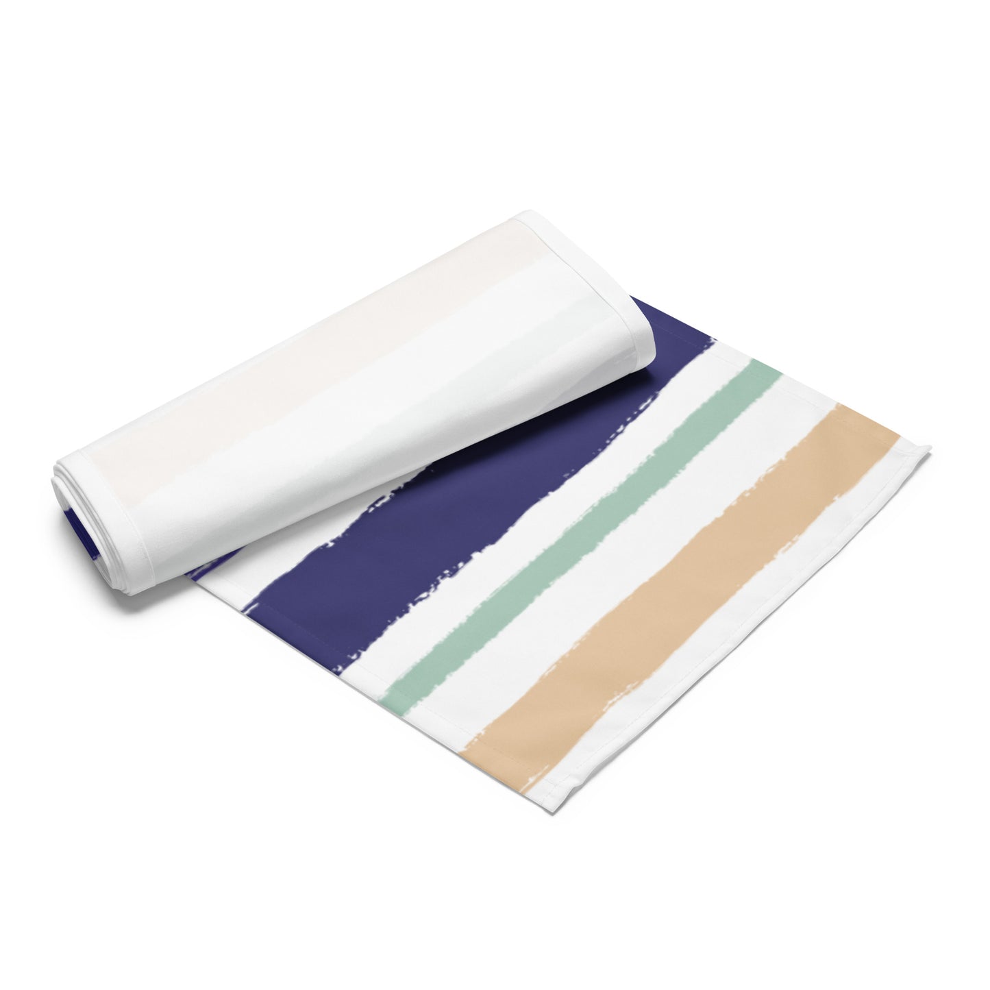 Table Runner with Hand-painted Brush Stroke Print | TRBS-1090