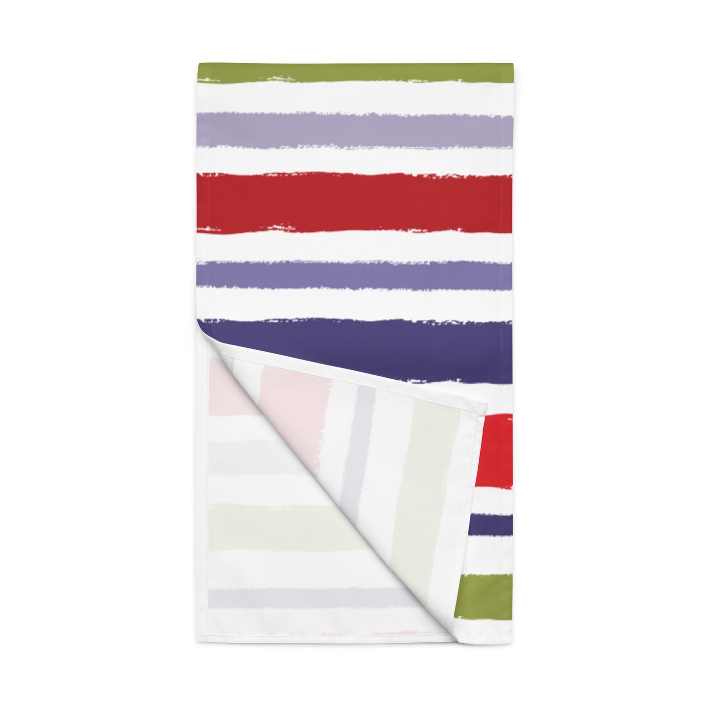 Table Runner with Hand-painted Brush Stroke Print | TRBS-1110