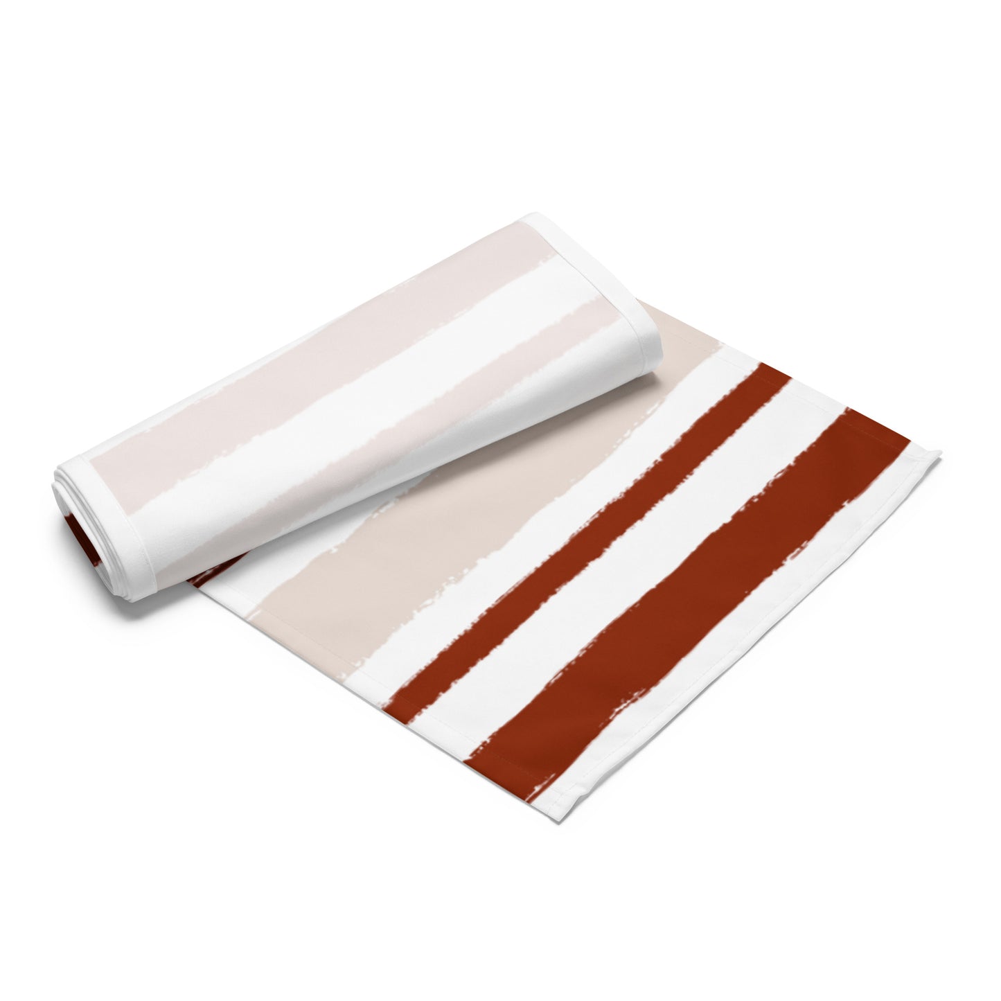 Table Runner with Hand-painted Brush Stroke Print | TRBS-1134