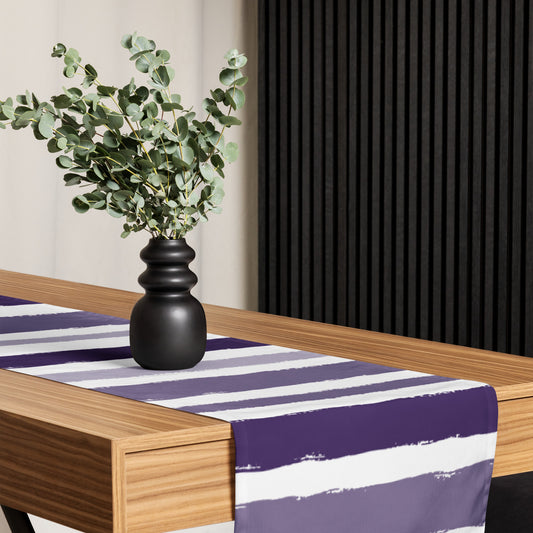 Table Runner with Hand-painted Brush Stroke Print | TRBS-1143