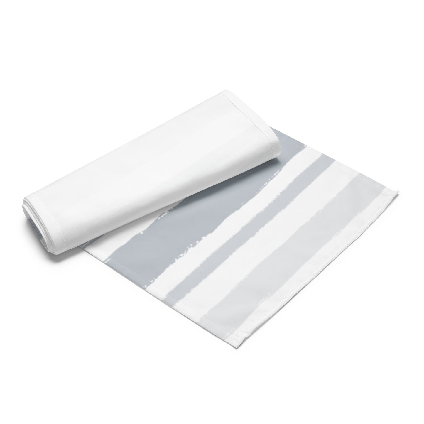 Table Runner with Hand-painted Brush Stroke Print | TRBS-1151