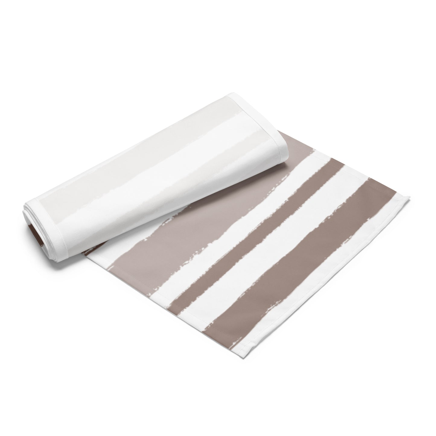 Table Runner with Hand-painted Brush Stroke Print | TRBS-1152