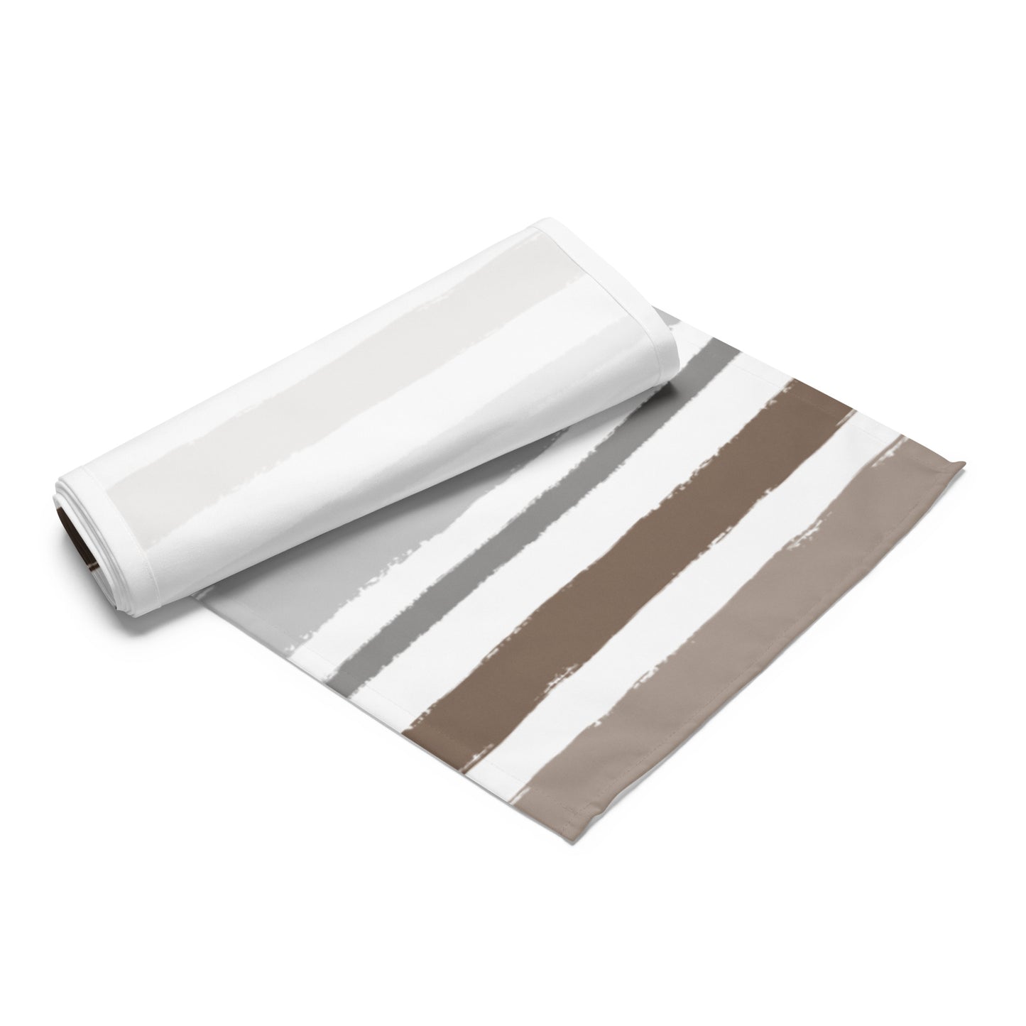 Table Runner with Hand-painted Brush Stroke Print | TRBS-1171