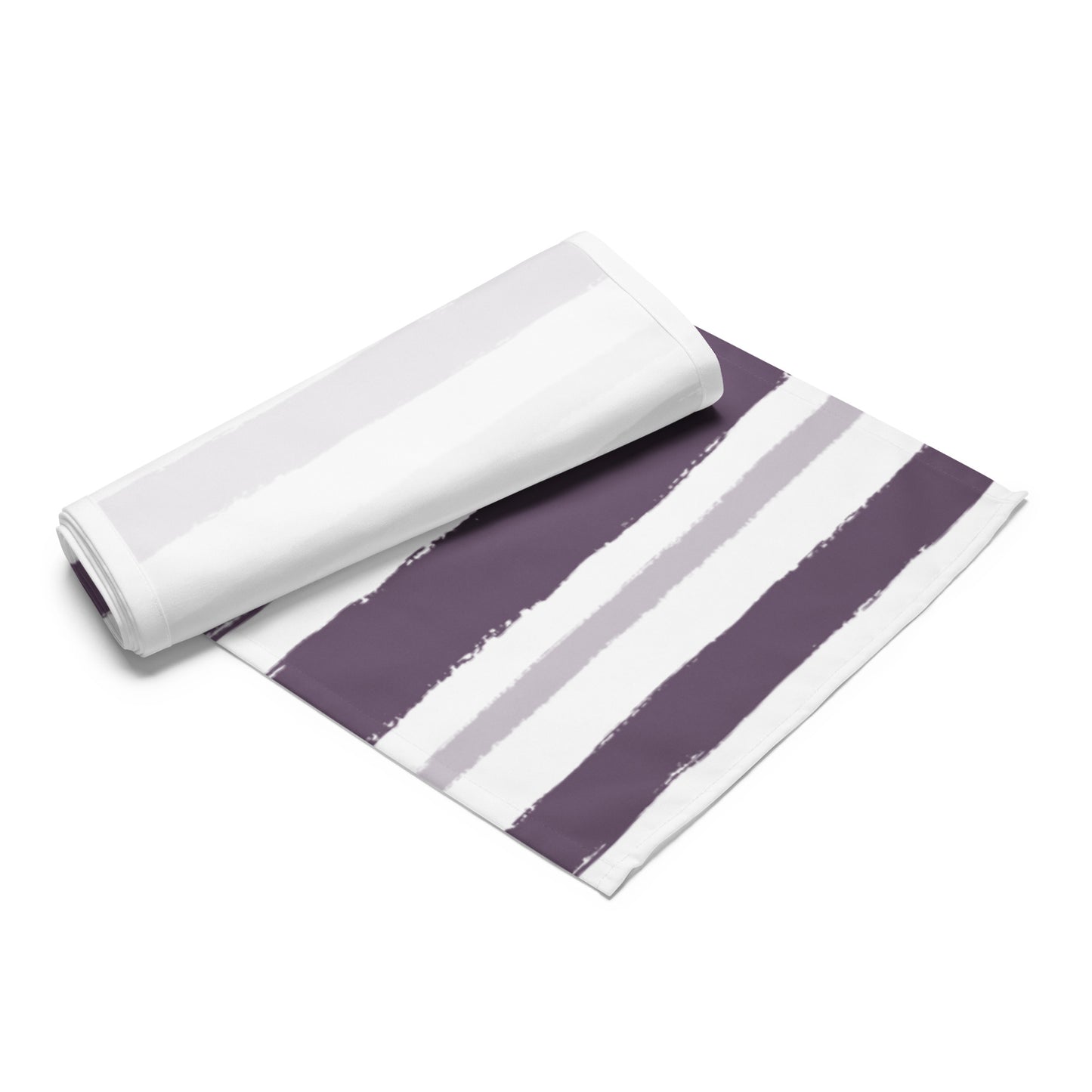Table Runner with Hand-painted Brush Stroke Print | TRBS-1182