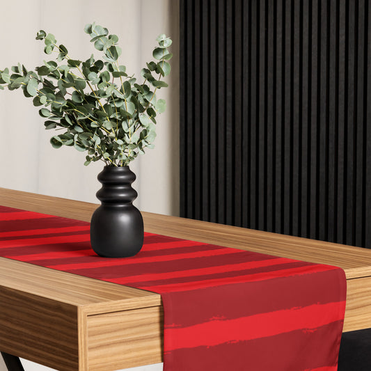 Table Runner with Hand-painted Brush Stroke Print | TRBS-1191