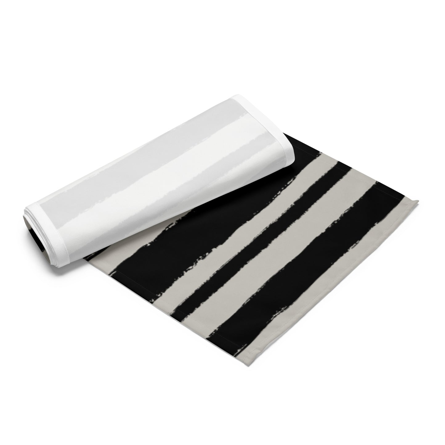 Table Runner with Hand-painted Brush Stroke Print | TRBS-1192
