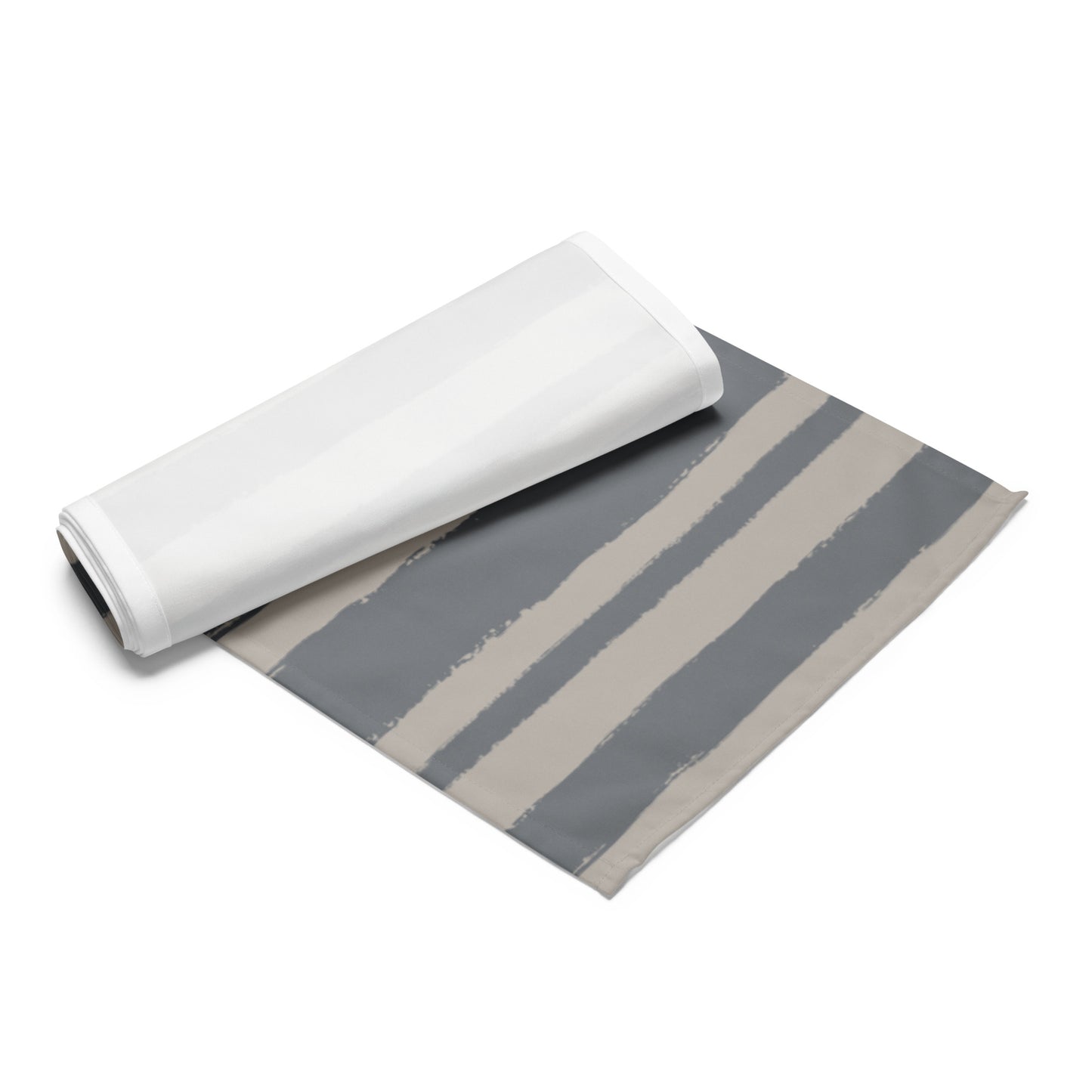 Table Runner with Hand-painted Brush Stroke Print | TRBS-1203
