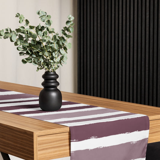 Table Runner with Hand-painted Brush Stroke Print | TRBS-1211