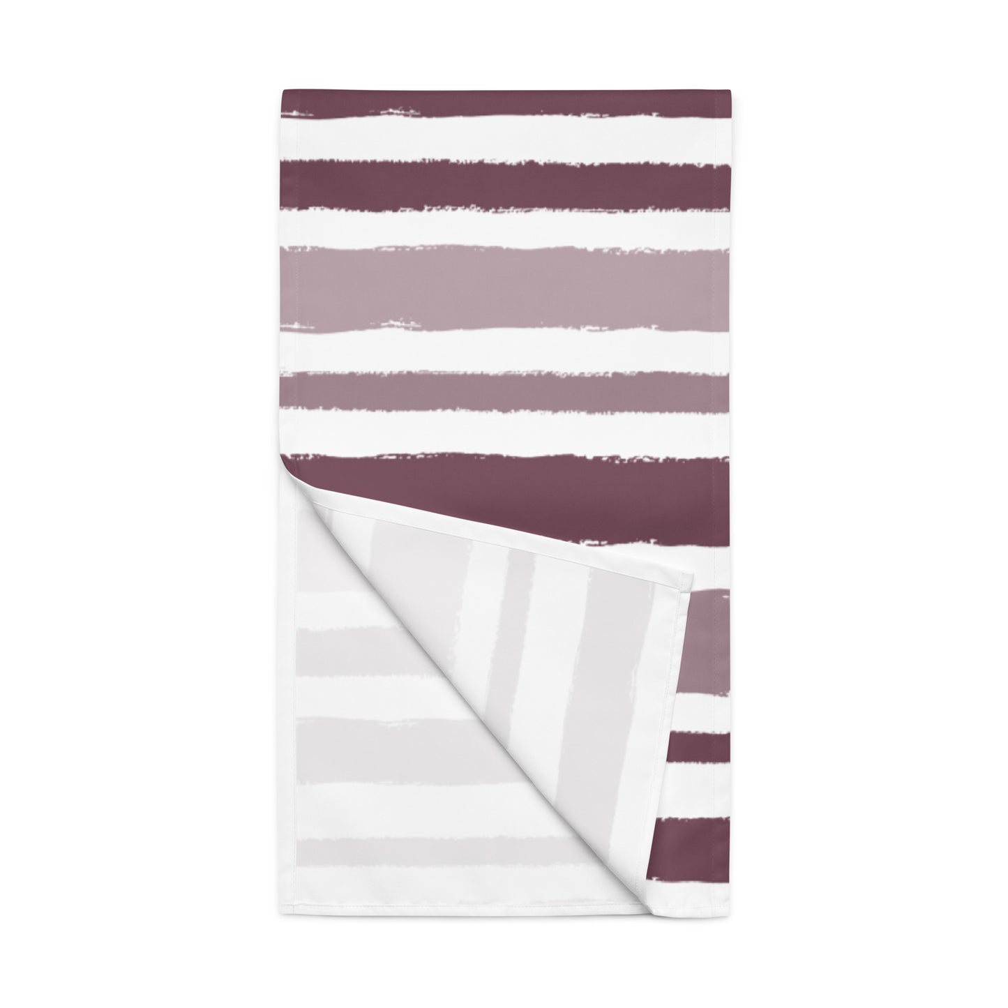 Table Runner with Hand-painted Brush Stroke Print | TRBS-1211